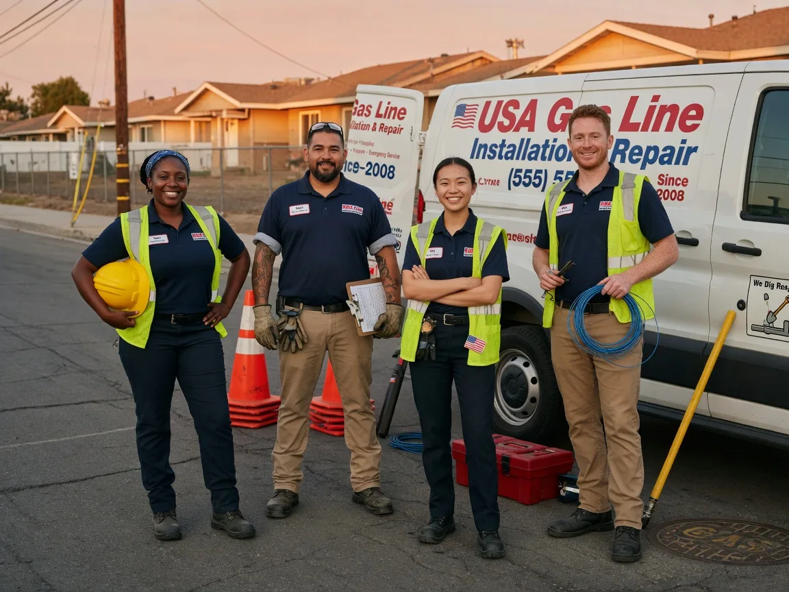 Gas Line Installation company in Bergen, NY